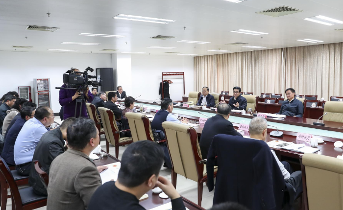 图为河南省疫苗药品管理工作会议现场。（记者 冯欢欢 摄）