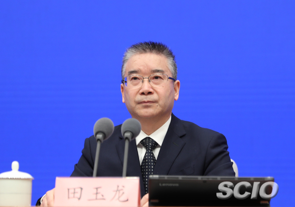 工业和信息化部党组成员、总工程师田玉龙（刘健 摄）