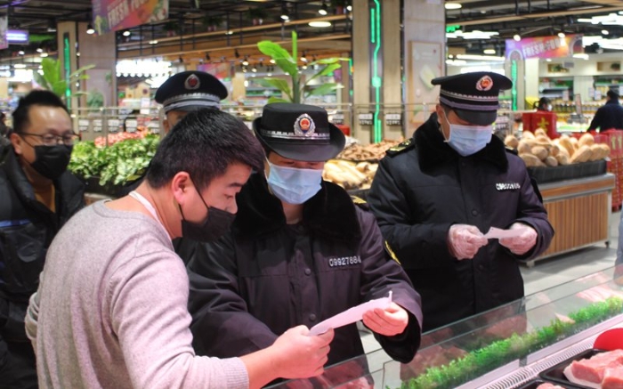 河南省开封市尉氏县市场监管局加强疫情防控期间食品安全监管