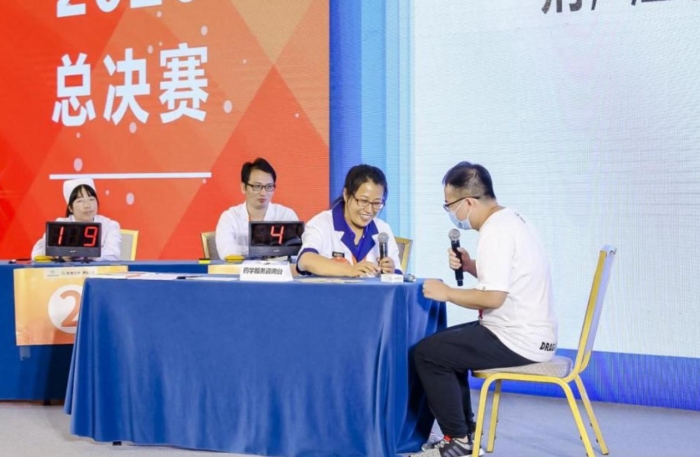 表演赛现场（中国医药商业协会供图）