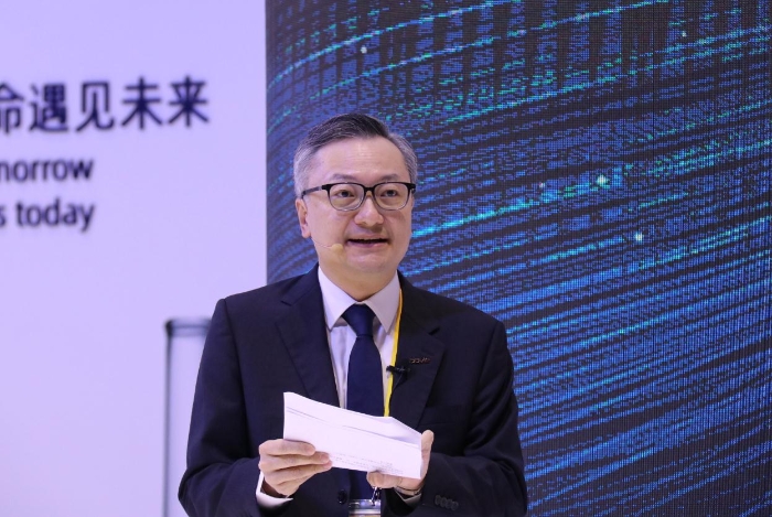 艾伯维中国总经理欧思朗致辞。 艾伯维中国总经理欧思朗致辞。