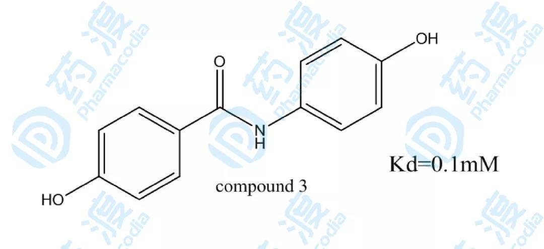 图3.化合物3的结构图