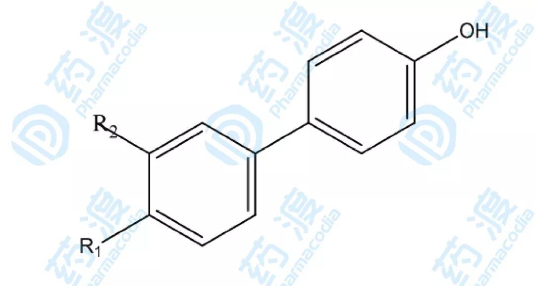 图7.基质溶解素抑制剂第二配体结构衍生物示意图