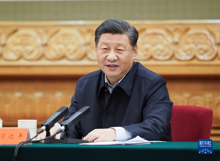 11月19日，中共中央总书记、国家主席、中央军委主席习近平在北京出席第三次“一带一路”建设座谈会并发表重要讲话。新华社记者 申宏