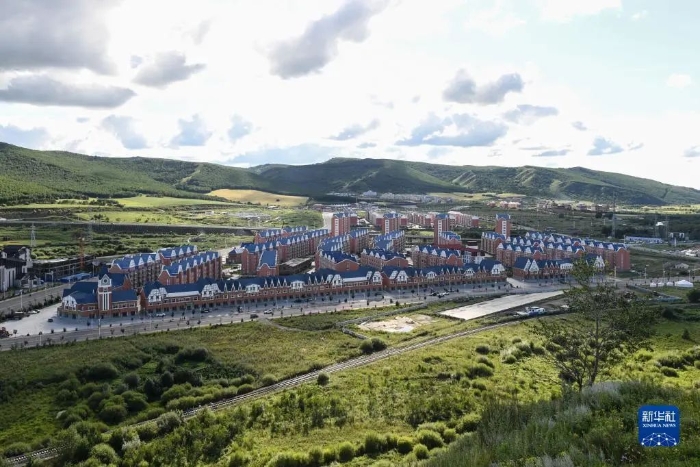 内蒙古阿尔山市一处棚改集中安置点（2019年8月12日摄）。新华社记者 刘磊 摄
