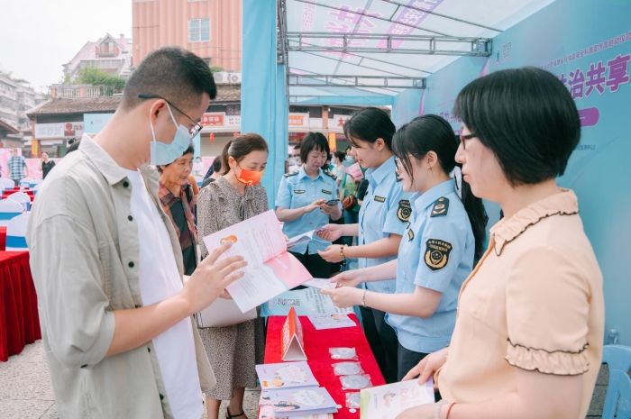 图为活动现场。（福建省药监局供图）