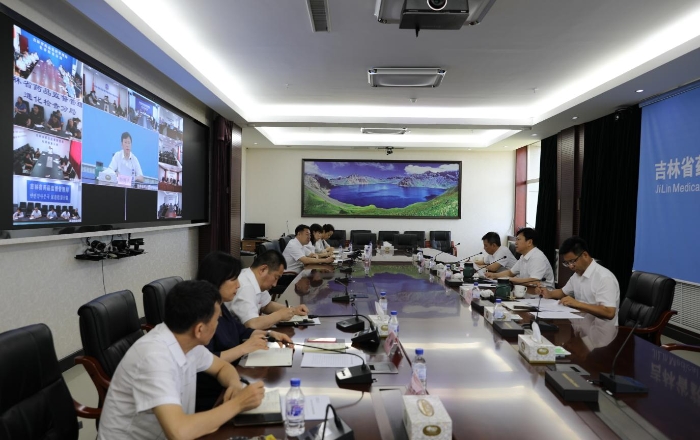 图为吉林省药监局召开全省药品生产监管年中工作会议。（叶阳欢）