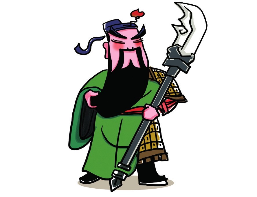 关胜天勇星 大刀关胜绰号"大刀",位居马军五虎将第一位,河东解良(今